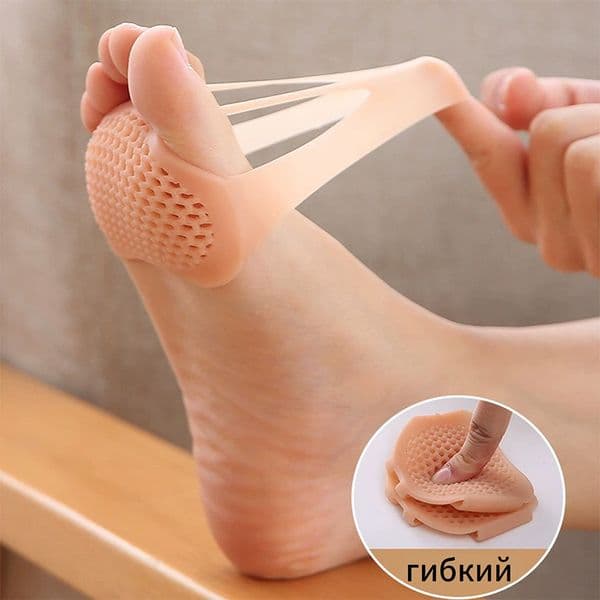 Silicone metatarsal pad, toe separator, pain relieving foot pad corrector, foot massage insole, forefoot socks, foot care tools