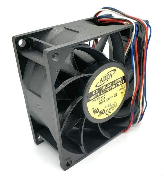 ORIGINAL ADDA AD0818XB-F7BDS 80*80*38MM 18V 0.9A 4wires AD0824VB-F7BDS 24v 0.95a Cooling fan