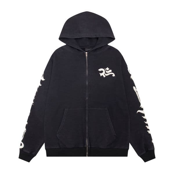 Designer Fashion Men's 3D Silicone Hoodie - Skateboard Hip-Hop High-Street Style, Unisex Streetwear, Autumn & Winter Plus-Size Hooded Sweatshirt, Couple Outfits