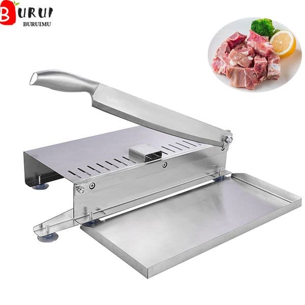 Manual Meat Slicer Household Stainless Steel Blade Lamb Beef Vegetable Meat Food Cutter Machine