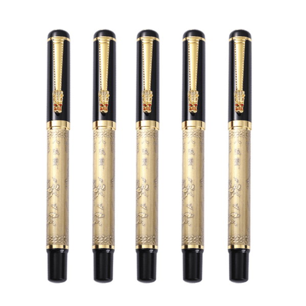 Wholesale of Bajuntu fountain pens antique bronze colored dragon head business calligraphy pens conference advertising gifts fountain pens signature pens