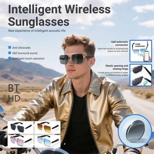 Gt-30 Spectacles Bluetooth Glasses Specificationstranslation Sunglasses Voice Remote Control Music Eyewear Waterproof Eyeglasses