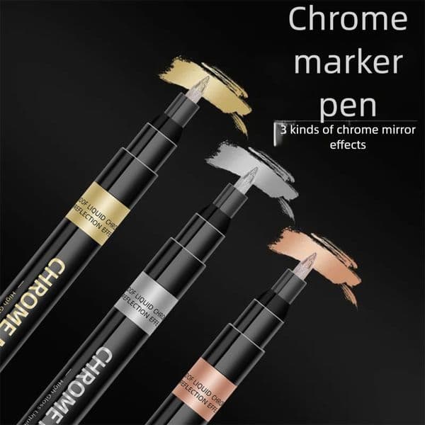 Bestseller Chrome Plating Electroplating Mirror Metal Model Coloring Nail Art Painting Hand Figure Repair Touch Up Paint Pen ddmySat