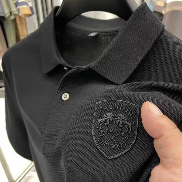 Polo Short Sleeve Men's Designer Hoodie Designer Shirt Polo Shirt Summer 2025 New Luxury High-end Business Casual T-shirt Trendy Dad Shirt