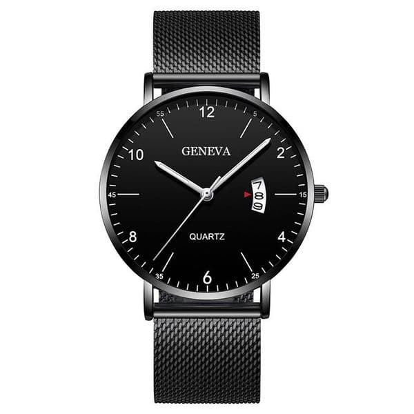 Minimal Men Watch Fashion Slim Watch Simple Business Stainless Steel Mesh Band Quartz Watch Watches For Men Watch M241226