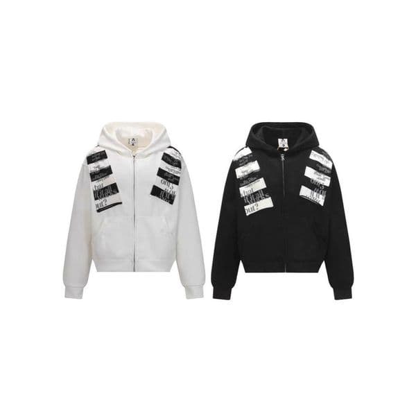 Black And Designer Hoodie White Designer Shirt Matching Niche Design Visual Effect Stylish Jacket For Men Autumn Winter Student Holiday Outfit Casual Sweatshirt