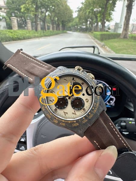 Montres de luxe Luxury Watches Ceramic Male super clone Chronograph Watch TW 116500ln-0001 Watch Movement AAAAA Mens Cal.4130 40X12.4 Carbonfiber DIW HV0T