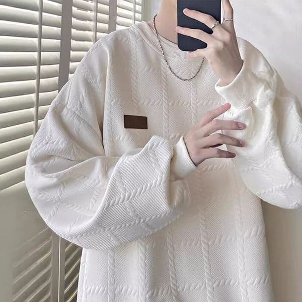 Versatile Heavyweight Sweatshirt Designer Shirt For Men Spring And Autumn American Designer Hoodie Style Trendy Ins Casual Men's Clothing Niche Design Inner Wear
