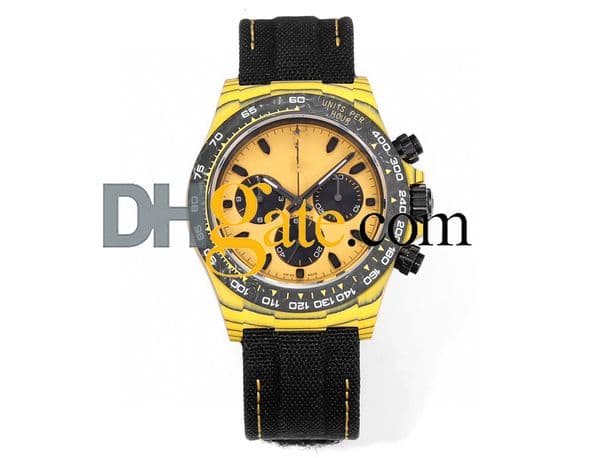 Montres de luxe Luxury Watches Ceramic Male super clone Chronograph Watch TW 116500ln-0001 Watch Movement AAAAA Mens Cal.4130 40X12.4 Carbonfiber DIW IM9A