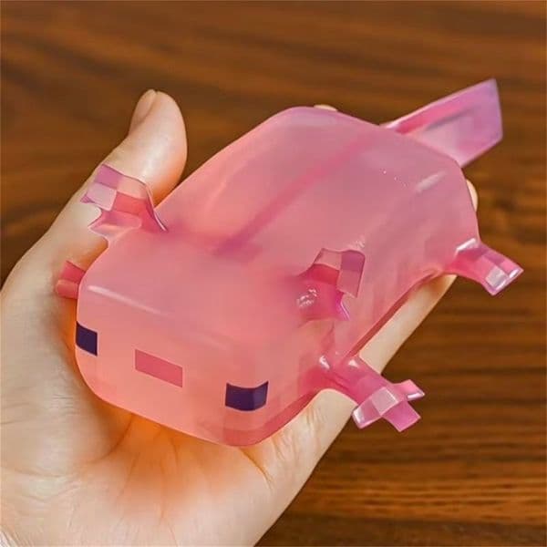 Plastic axolotl squeeze music malt sugar decompression vent squeeze music slow rebound decompression toy