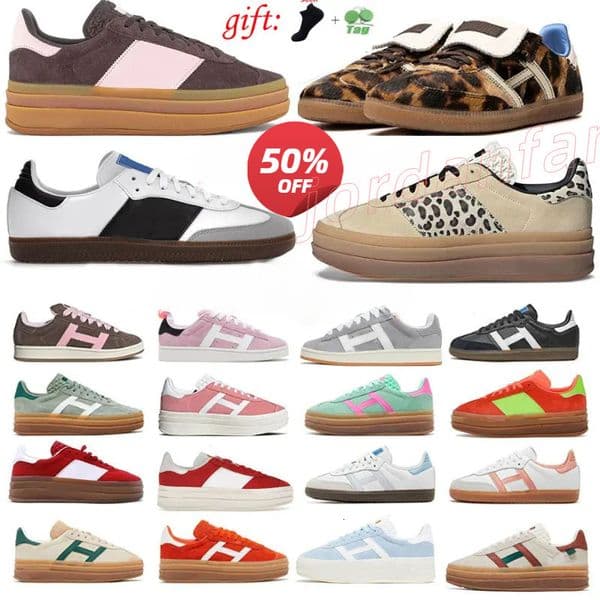sambaaa shoes Womens Bold Shoes OG Casual Shoes Leopard Print Shoes Men Sneakers Blue Sneakers Mens Shoes Trainers Sports