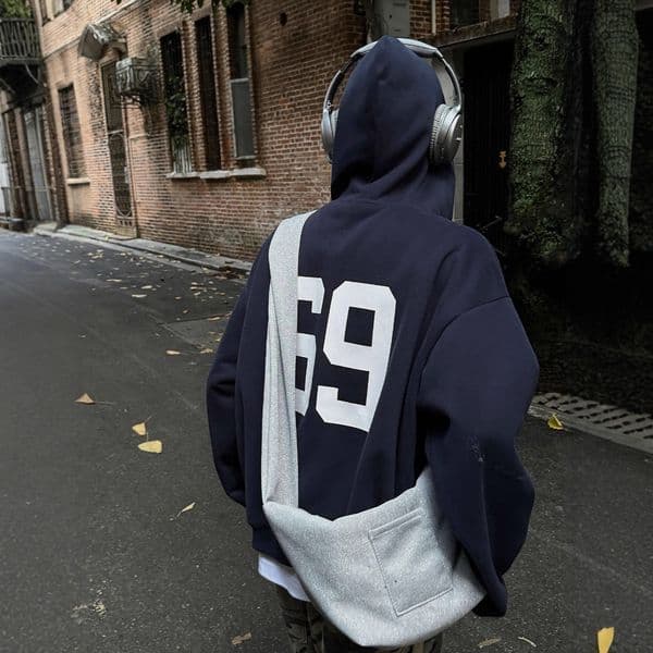 American Retro Heavy Embroidery Hooded Cardigan Designer Hoodie Sweatshirt Unisex Designer Shirt Spring Autumn Trendy High Street Loose Casual Jacket