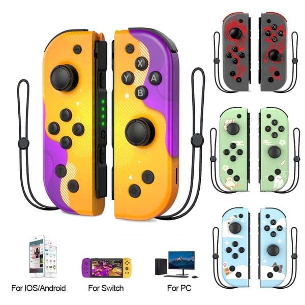 Joy-Con Joy Pad For Nintendo Switch/Ios/Android/Pc Wireless Video Game Controller Trubo Control Console Joystick With Bluetooth Gameped R250617