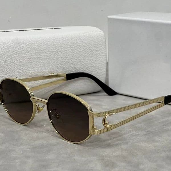 New Fashion Sun Protection for Women Metal Sunglasses Ins