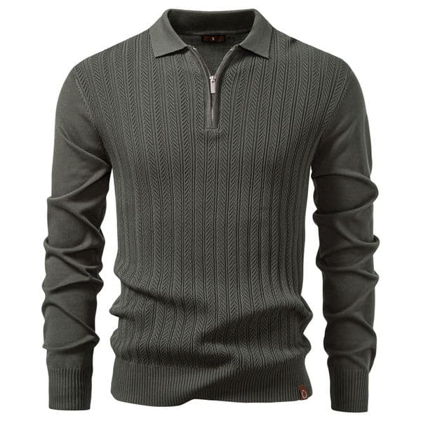 2025 Autumn Winter Designer Hoodie New Men's Sweater Long Sleeve Knitted Half-zip Casual Thin Sweater Designer Shirt For Men