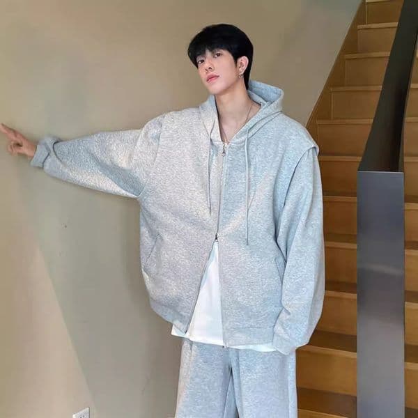 Hooded Solid Color Designer Hoodie Designer Shirt Sweatshirt Unisex Trendy Loose Short Cardigan Jacket Spring Autumn Casual Sports Versatile Couple Top