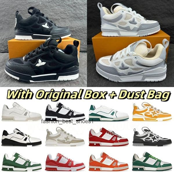 HighQuality lvs shoes LowTop Shoes Breathable LaceUp Sneakers for Men and Women Casual Fashion Sports Trainers in Black