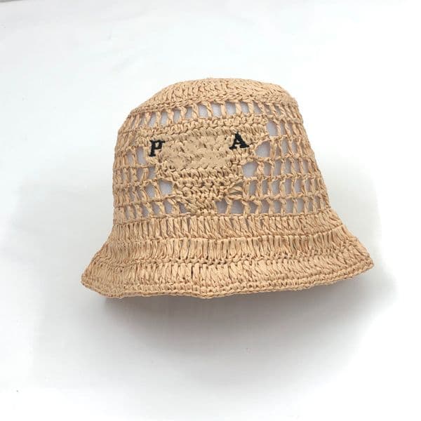 Hat Summer Grass Woven Pastoral Style Hollow Weaving Designer Travel Vacation Sunscreen Fashionable Fisherman Hats