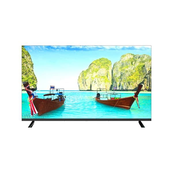 43-inch Full HD Android TV with minimalist bezel-less design and high-quality LED-backlit LCD screen delivering FHD/UHD ultra-high-definition picture quality