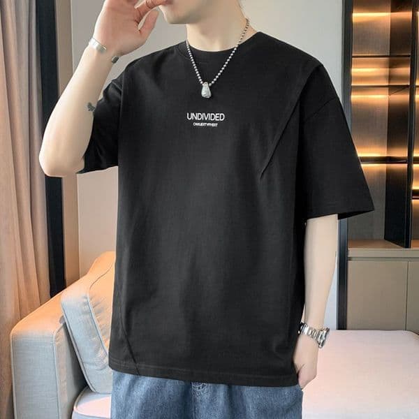 Short Sleeve T-shirt New Summer Casual Short Designer Shirt Sleeve Men's Top Printed Trendy Loose Designer Hoodie Fit Round Neck Half Sleeve