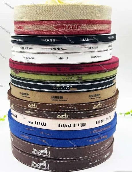 Bow jewelry with woven ribbon flower gift box packaging tape shoelaces 1.0cm