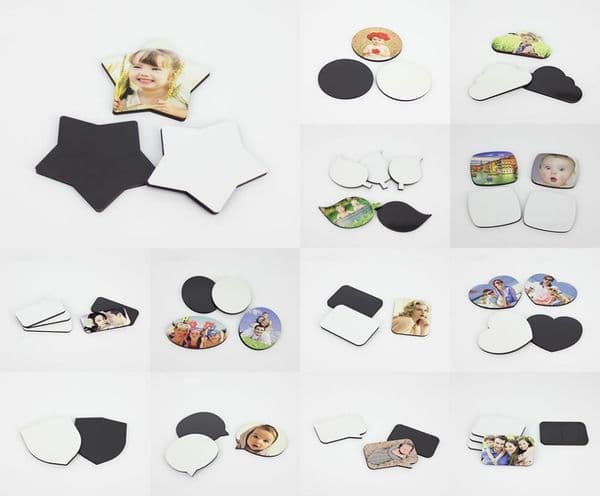 15 Style Sublimation Blank Fridge Magnet MDF Blank Fridge Magnet Can DIY Po Home Decorations XD241046163615
