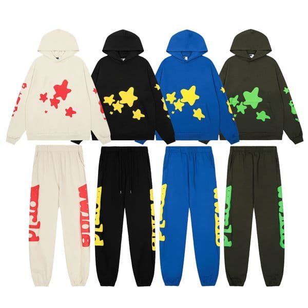 Women Spider Graphic Puff Print Designer Hoodie Jacket Men Polo Veste Coat Pullover Hip-hop Tracksuit Fashion Cotton Hoodies
