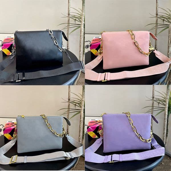Women Luxurys Designer Bag Crossbody bags Classic chain and Canvas Strap Flower Flap Embossed Letters Clutch Purse Shoulder Bags Tote Bag