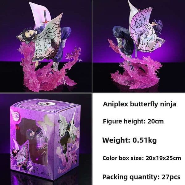 Collectible Action Figure Anime Figure Demon Slayer ANIPLEX Butterfly Shinobu Anime Model Figurine Desktop Ornament