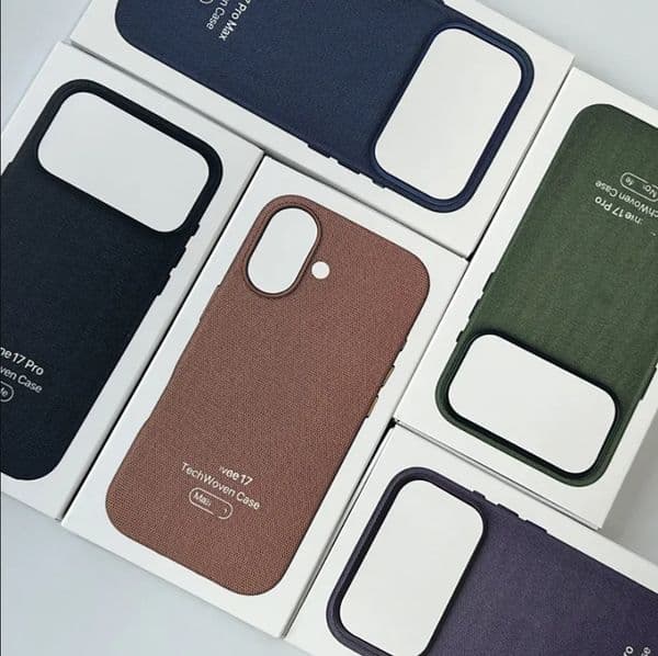 17Pro Offical Magsafe TechWoven Phone Case For iPhone Pro Max 17pro 17 Air Cases Wireless Charging Back Cover With Box