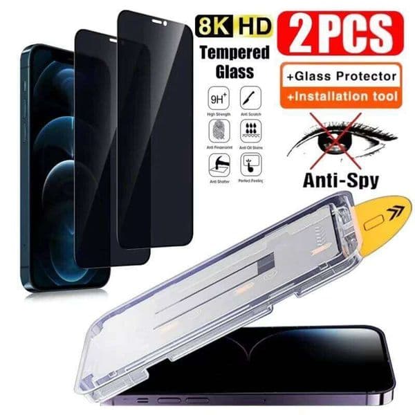 2Pcs Dust Free Installation Privacy Screen Protector For Xiaomi Redmi 14C 10C 12C 13C Note 13 12 11 10 Pro 9 8 7 9S 10S 11S 12S