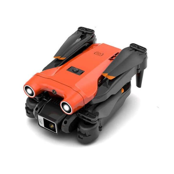 E63 Drone 4K HD Aerial Photography Dual Camera Optical Flow Positioning Comprehensive Obstacle Avoidance Remote foldable Control Aircraft 1 battery Orang