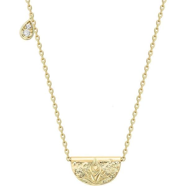 14K Gold Plated Engraved Pendant for Women| Byzantine Coin Pendant| Bohemian Necklace