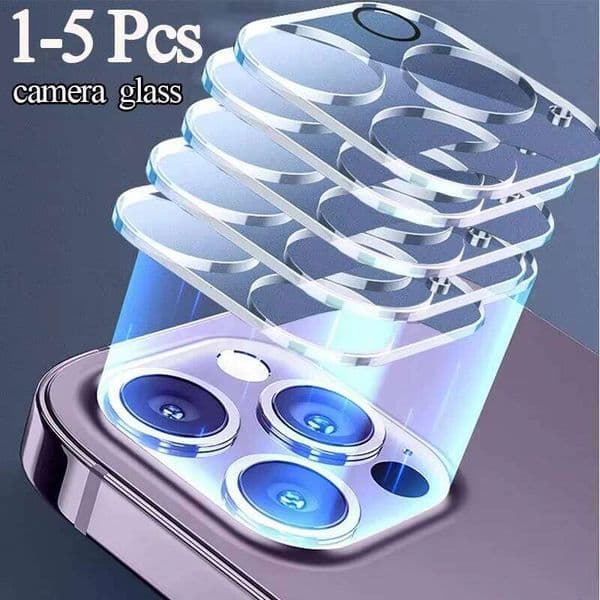 5/1PCS HD Back Camera Tempered For iPhone 13 14 15 16 12 11 Pro Max Plus Rear Len Screen Protector Anti-scratch Glass Film