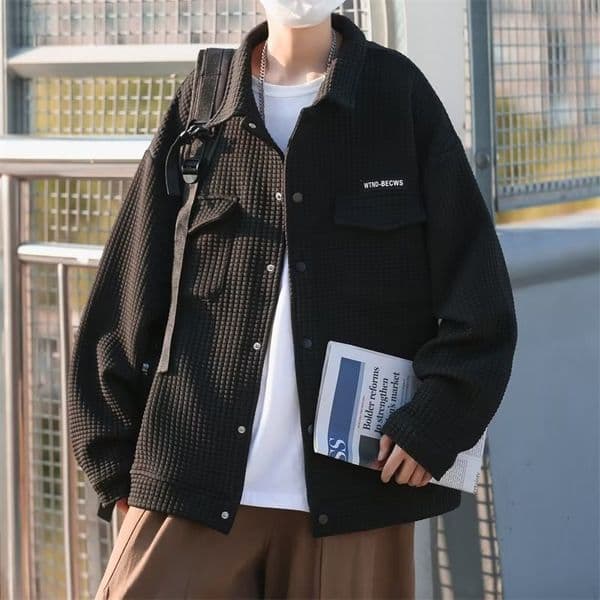 Spring And Autumn Men's Loose Design Jacket Ins Trendy Brand Versatile Korean Designer Jacket Style Casual Jacket Men Sports Stylish Baseball Jacket