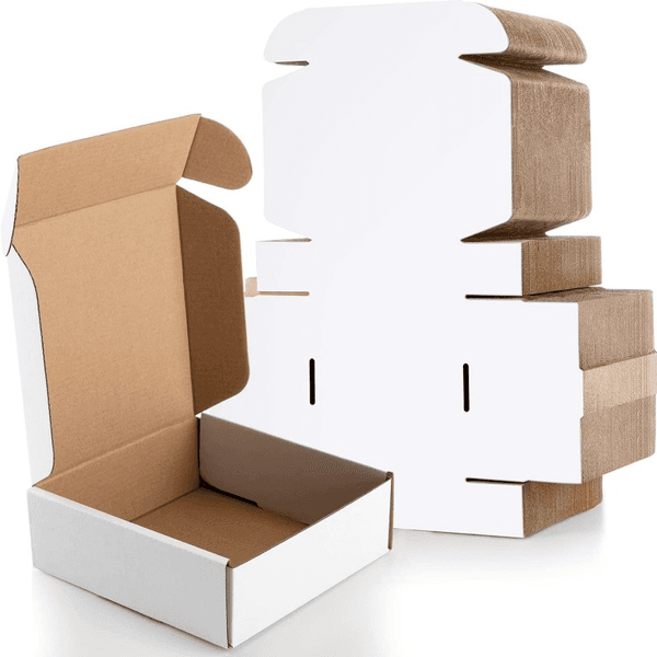 50 small-sized shipping boxes, corrugated cardboard mailboxes for Christmas gift shipping suitable for small businesses' cardboard corrugated mailers
