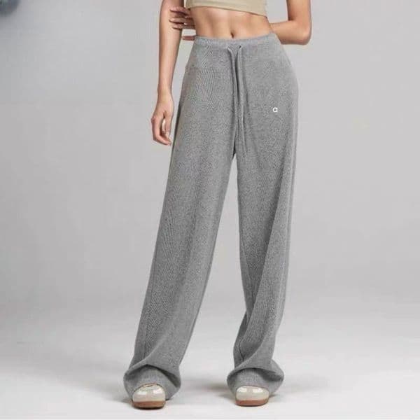 Designer Sports Pants Leggings Straight Leg Sweatpants Womens Yoga Full LengtiWide-leg Loose Casual Trousers Sweatsuit with Pockets