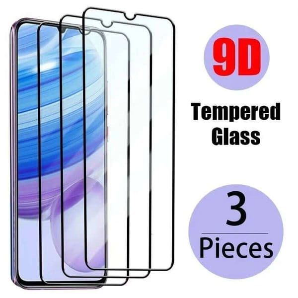 3-1Pcs 9D Screen Protector For Samsung S25 Ultra S24 S23 S22 Plus S21 S20 FE A55 A54 A53 A52 A16 A15 A13 A35 A34 A33 A25 A24 A06