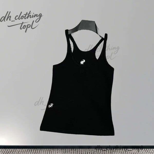 Chrome Dress New Pure Desire Crome Sanskrit Printed Neck Chromo Hanging Chroem Versatile Cheome Tank Top Chome Dress Sleeveless Camisole Vest Slimming Chome Top Bff