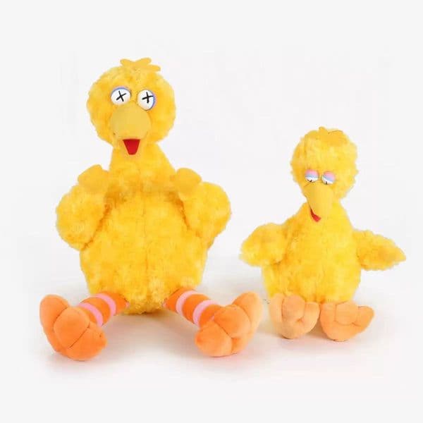 Designer movie anime doll home decoration wine cabinet decoration fashion Sesame Street plush toy figure Christmas gift