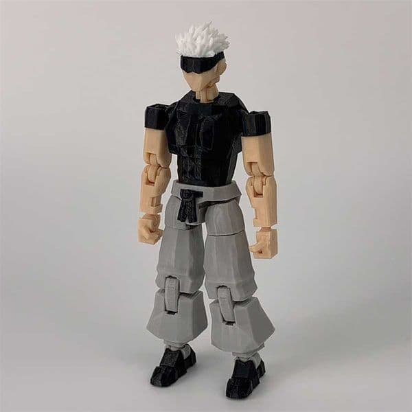 3D Printed Jujutsu Kaisen Gojo Satoru Anime MultiJointed Shapeshift Toys Action Figures Mannequin Model Ornaments Gifts