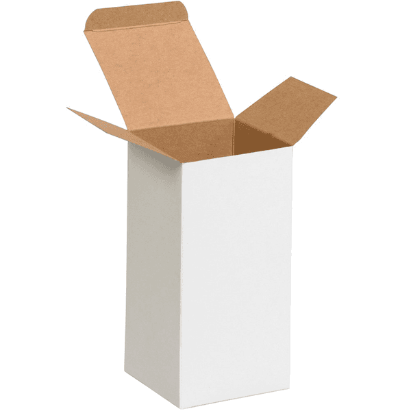 White Corrugated Cardboard Shipping Boxes Mailing Packaging for Transport Multipurpose Storage