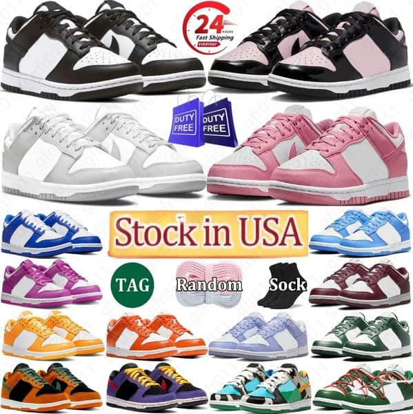 Pandas Running Shoes Low Black White Next Nature Grey Fog Kentucky Triple Pink Otomos Harvest Moon Mens Women dhgate Designer Sneaker Lows Trainers 36-48