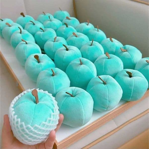 Stress Relief Apple Plush Toy Adorable Desk Companion with Soft Squishy Design Perfect Gift for Friends Couples Birthday