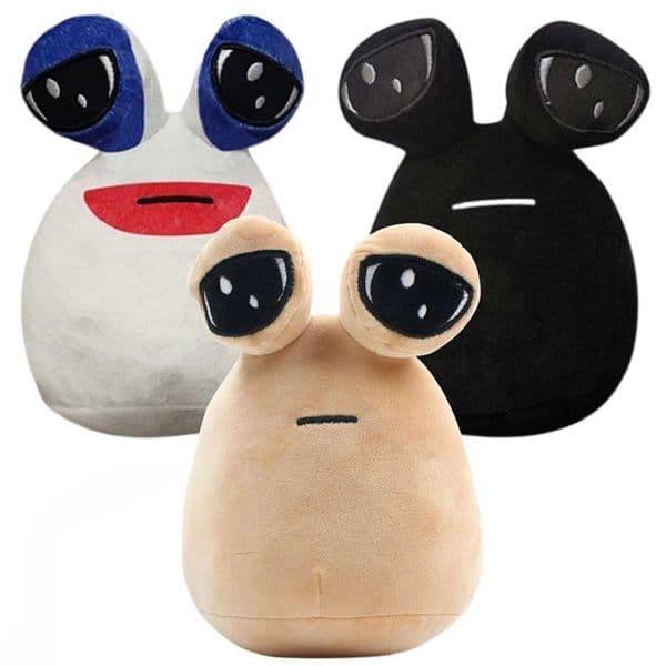Hot Game My Pet Alien Pou Plush Toy Furdiburb Emotion Alien Plushie Stuffed Animal Pou Doll 22cm G0ZY