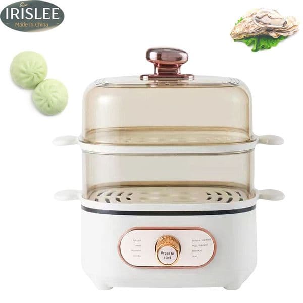 Egg Boiler Double Layers Electric Egg Cooker Steamer Corn Milk Steamed Rapid Breakfast Multifunction Cooking Appliances Kitchen