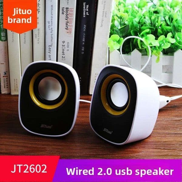 Jituo JT2602 Wired Computer Laptop Small Home Music Speaker Subwoofer