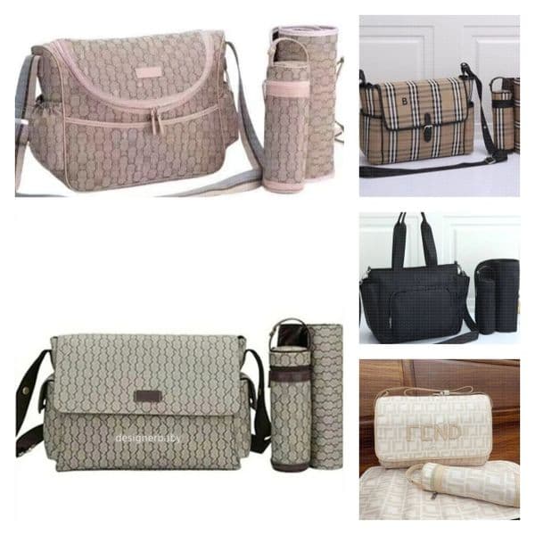 High quality diaper Mother Baby folding 3-piece designer multi-purpose shoulder bag for mother and girl gift creative D057