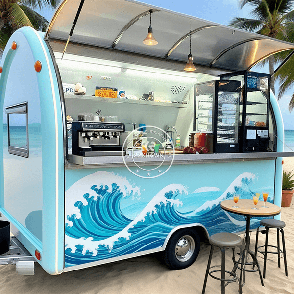 Mobile Food Truck Fully Equipped Restaurant Street Concession Hot Dog Pizza Truck Mobile Food Cart Trailer For Sale