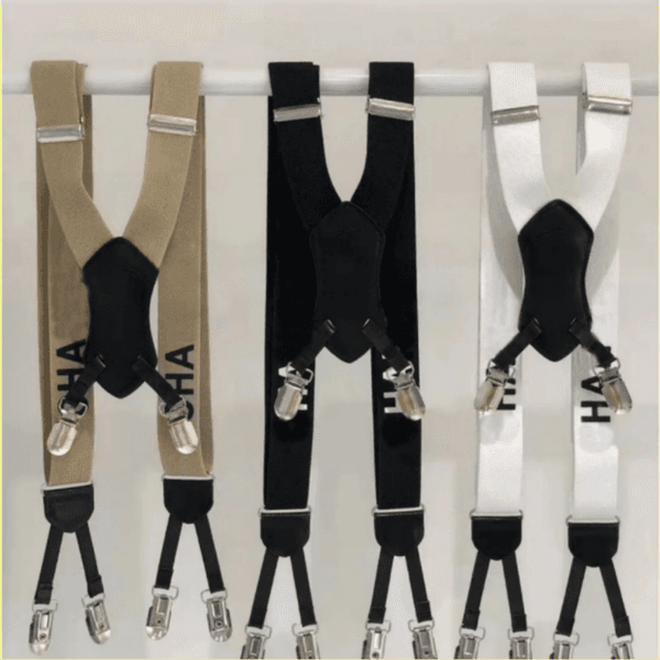 Fashion Classical 2C letter suspenders trend party-outfit street luxury fashion festive Party gift